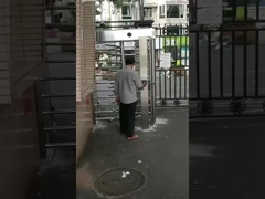 Indoor / Outdoor Drehkreuz in voller Höhe mit Kartenleser oder Multi-Zugangskontrollsystem